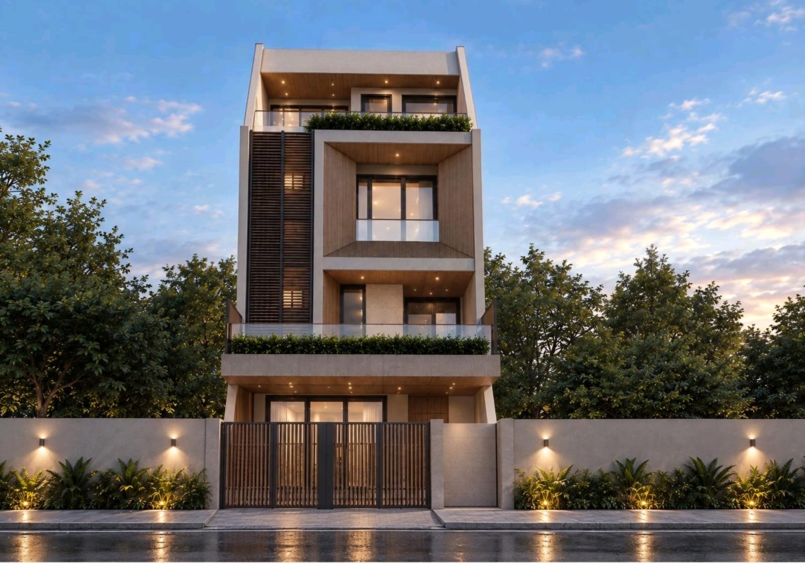 Artist impression of modern landed house at Tagore Avenue, Singapore by 3E Build